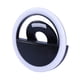 thumbnail image 2 of Anillo de luz LED para selfies con clip, recargable por USB, 3 modos, para teléfonos inteligentes, cámaras, fotografía y teléfonos (negro), 2 of 7