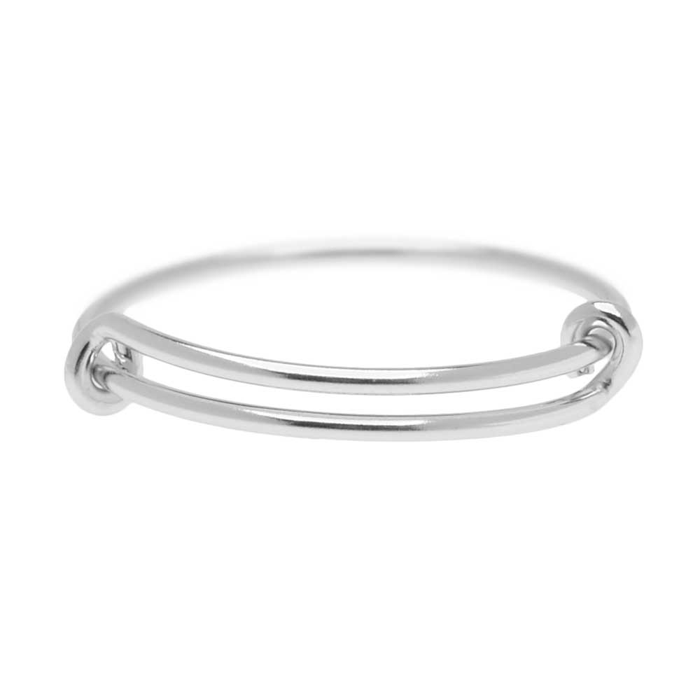 Adjustable Stacking Ring, 1mm Round Wire / US Sizes 68, 1 Piece