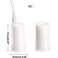 thumbnail image 2 of 2pcs RC-33 NC Recessed Wired Security Window Door Contact Sensor Alarm Magnetic Reed Switch White, 2 of 5
