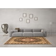 thumbnail image 3 of Ahgly Company Indoor Rectangle Medallion Brown Traditional Area Rugs, 8' x 12', 3 of 4