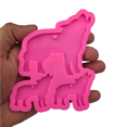 thumbnail image 4 of Wolf Family Silicone Mold, 4 of 7