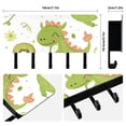 thumbnail image 2 of Dinosaur and Kiwi Mail Holder Organizer Wall Mount with Shelf Key Holder Key Rack with 5 Key Hooks for Wall Decorative, 2 of 6