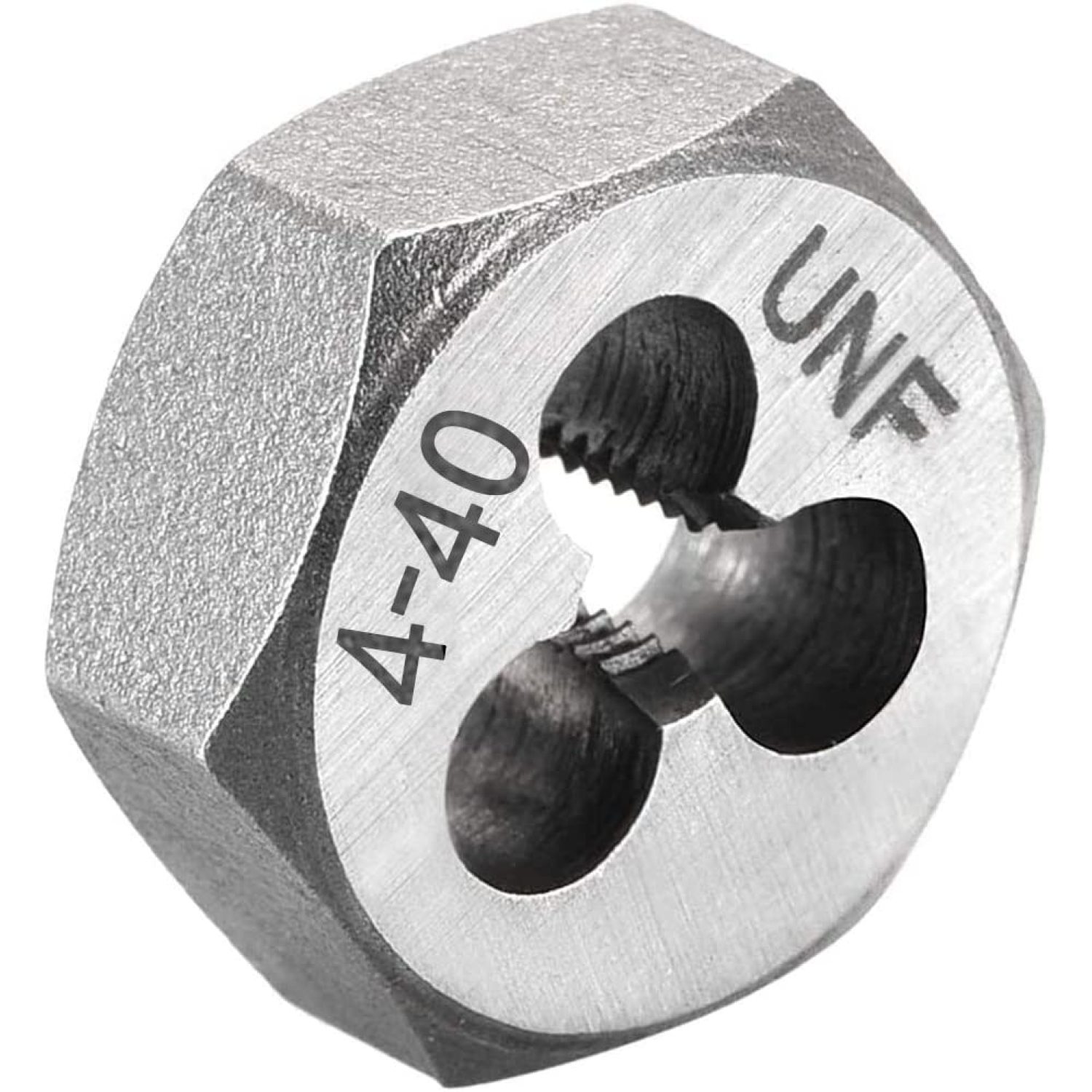 CintBllTer Hex Rethreading Die, UNC 440 Carbon Steel Thread Die, Hex