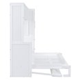 thumbnail image 4 of White Queen Size Murphy Bed with Drawers, 4 of 9