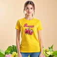 thumbnail image 3 of Playera Blusa De Granadas Pomegranate – Estilo Natural con Sabor a Frescura Color Amarillo Talla Grande Marca Emil SaEs, 3 of 4