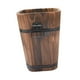 thumbnail image 4 of Maceta de madera estilo barril, diseño retro, para jardín M, 4 of 9