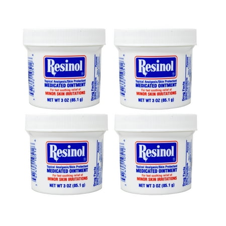 Resinol Medicated Ointment 3.30 oz (Pack of 4)