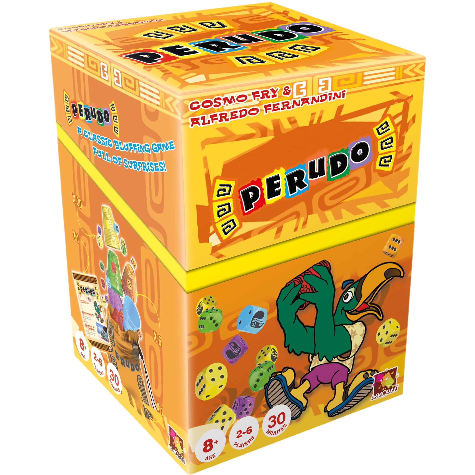 Perudo Game Set with Box - Ivory