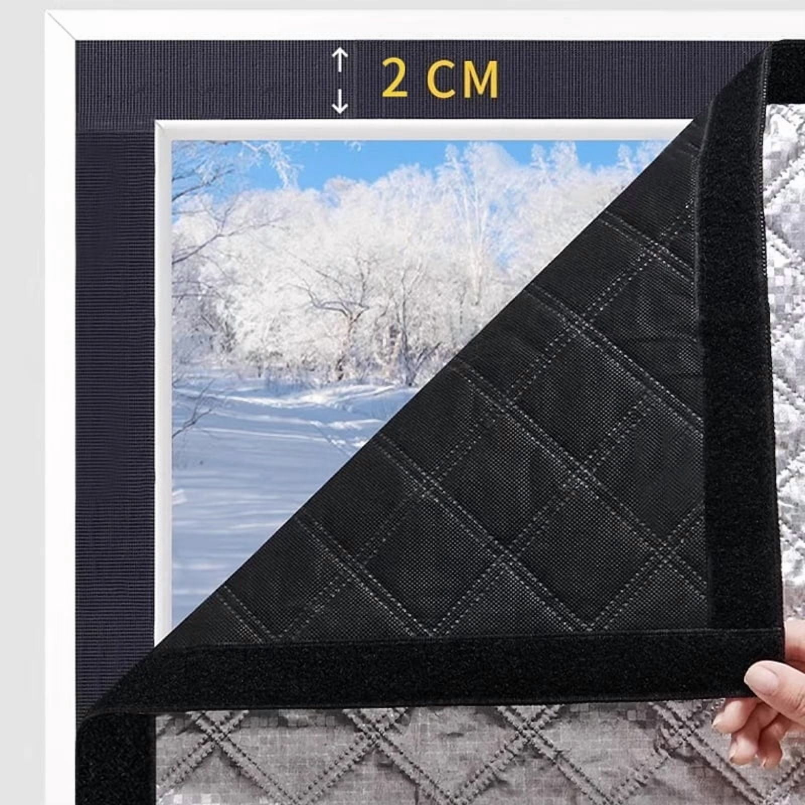 Warm curtains, cold and heat insulation, window screens, sun shading, sound insulation, double thickened warm curtains