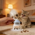 thumbnail image 4 of Forestwhale Slow Feeder Treat Dispenser Pet Toy 5.6in Rotating Feather Design with Teaser Wand 5.3oz for Cats & Dogs Healthy Eating, 4 of 6