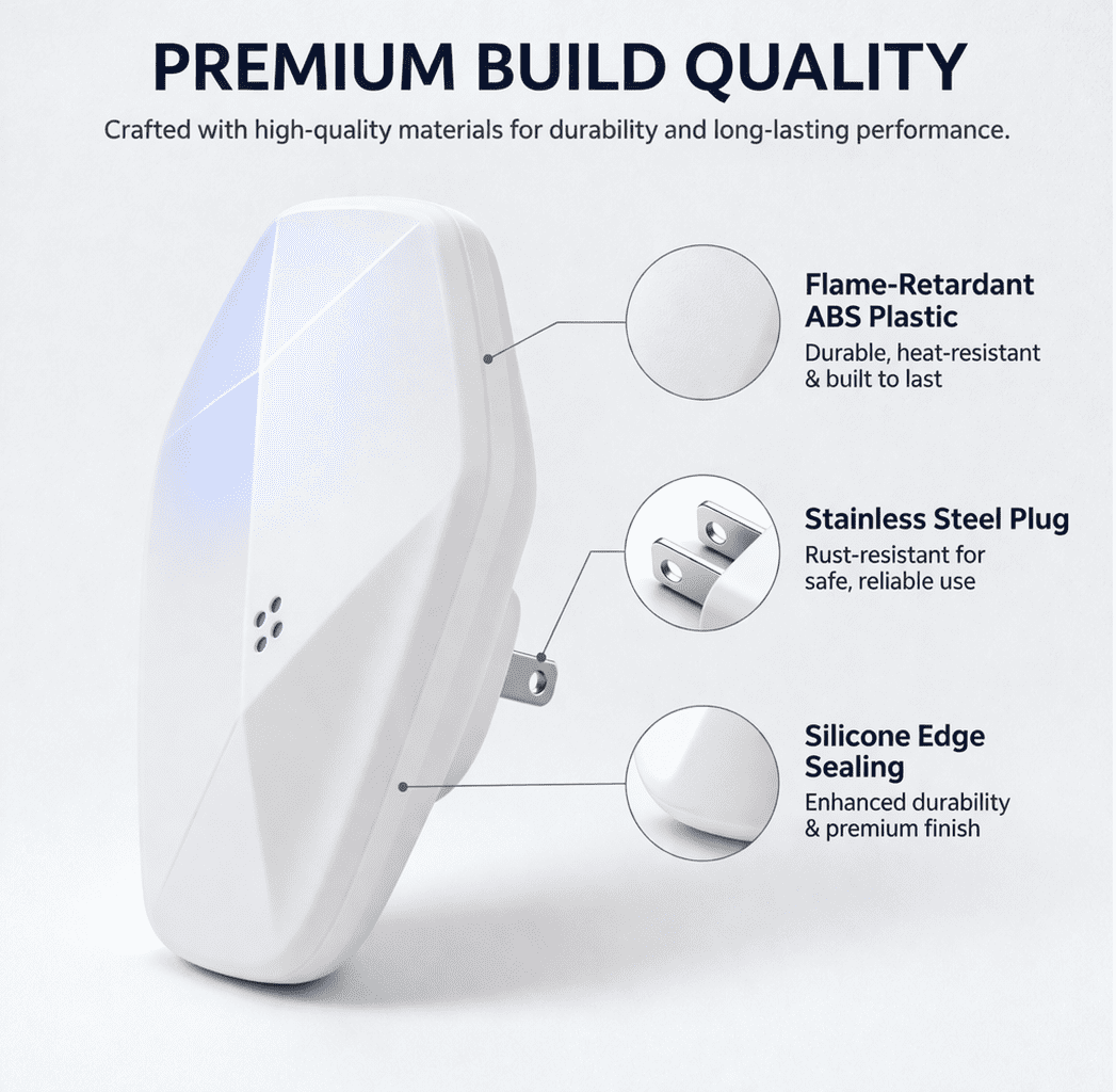Ultrasonic Pest Repeller 6 Pack, Repellent Plug in Indoor for Roach Spider Ants Insect Rodents, Mouse Control Home, Kitchen, Warehouse, Hotel