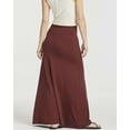 thumbnail image 3 of Real Essentials 3 Pack: Women's Ultra-Soft Flowy Maxi High Waisted Long Skirts (Available in Plus Size), 3 of 7