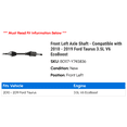 thumbnail image 2 of Front Left Axle Shaft - Compatible with 2010 - 2019 Ford Taurus 3.5L V6 E.c.o.b.o.o.s.t 2011 2012 2013 2014 2015 2016 2017 2018, 2 of 2