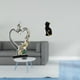thumbnail image 2 of Figura de gato de pareja besándose, estatua coleccionable, adorno para dormitorio, boda, estantería, armario, decoración del hogar, escultura de resin, 2 of 8