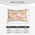 thumbnail image 6 of Fotbe Colorful Floral Pillow Cases - Envelope Closure - Luxury, Extra Soft, Cooling Pillow Covers - Wrinkle, Fade, Stain Resistant-16"x24", 6 of 9