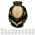 thumbnail image 2 of Black Gold Marble Texture 3d Sweatshirts Hoodie Fashion Casual Personality Men's Women Street Hoodie Pullovers Long Sleeve Comfortable Top, 2 of 6