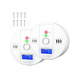 thumbnail image 1 of Seguridad Detector Humo Monóxido 2 Pcs Malubero, Blanco, 1 of 5