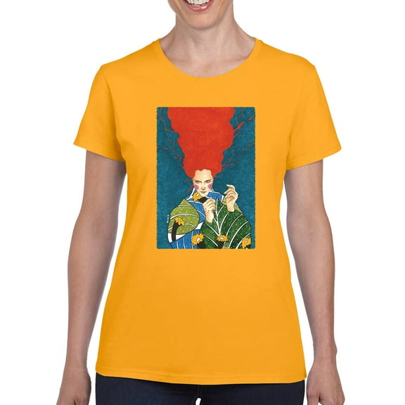 Pastell A Woman Of Nature T-shirt Women's -Hulya Ozdemir Designs, Female Large