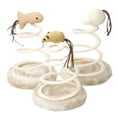 thumbnail image 4 of "6-in-1 Cat Toys Set with Spiral Springs, Hemp Disc & Mouse - Interactive Kitten Toys, Scratch Board, Steel Wire Toys for Indoor Cats, 4 of 11