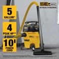 thumbnail image 3 of Aspiradora de taller DEWALT DXV05P-QTB 18.9L 4 HP STEALTHSONIC, 3 of 8