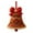 Red, variant on DIY Crochet Christmas Bell Decoration, Hand Knitted Christmas Ornaments, Complete Beginner Craft Kit For Festival Atmosphere Decor