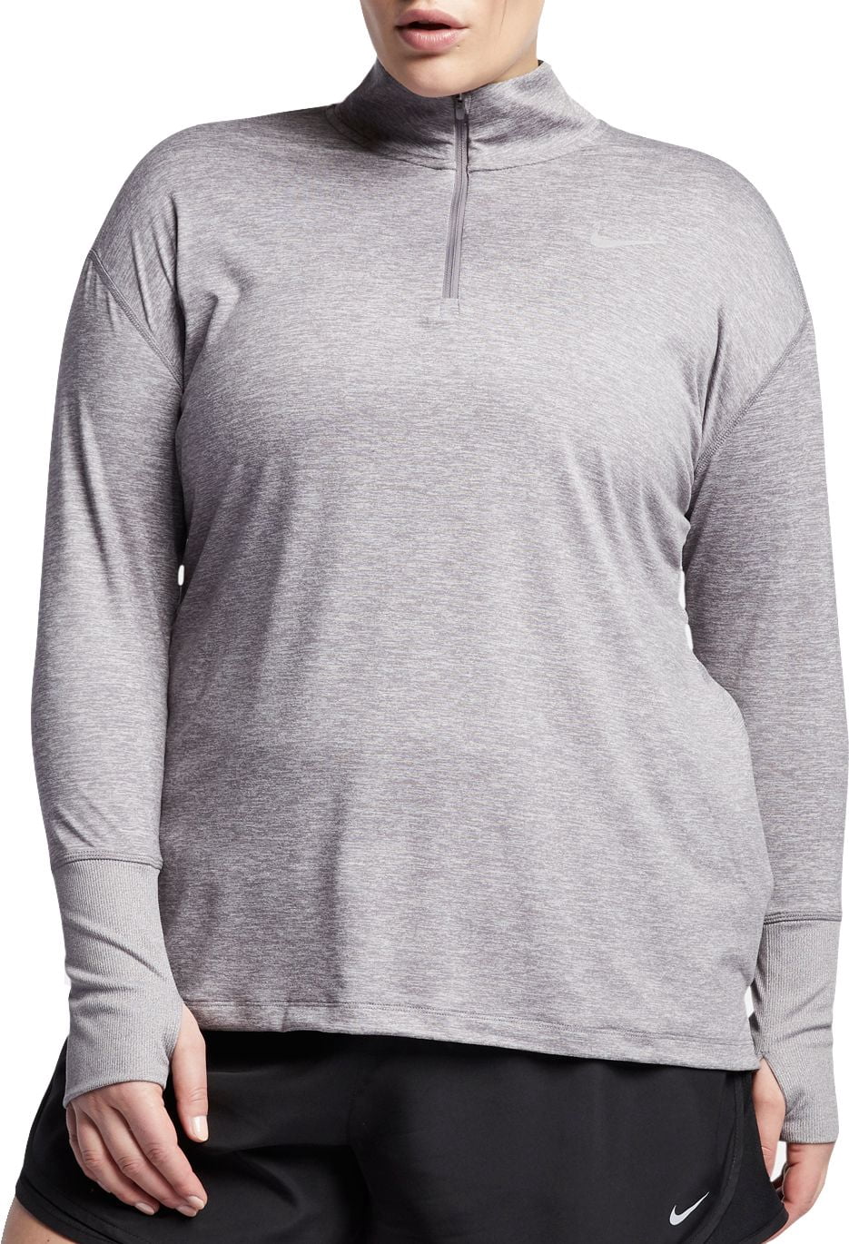 half zip running pullover