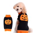 thumbnail image 1 of Suéter para perros Suéteres para mascotas de calabaza Fiesta navideña de Halloween para gatos y cachorros Ropa de peluche para perros pequeños y medianos (M), 1 of 5