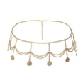 thumbnail image 2 of DPTALR Ceinture Fine en Métal pour Femmes Simple Robe d'Été Sauvage Chaîne de Corps Bijou, 2 of 2