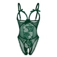 thumbnail image 3 of Sexyfree Lingerie for Women One Piece Bodysuit Sexy Lace Crotchless Lingerie Nightwear, 3 of 4
