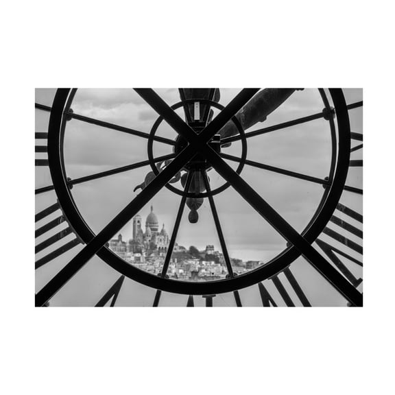 Canvas Wall Art - Joshua Raif 'A View Through Time' Wall Art for Living Room, Bedroom, or Office D?cor by Trademark Fine Art - 19 x 12 Inches