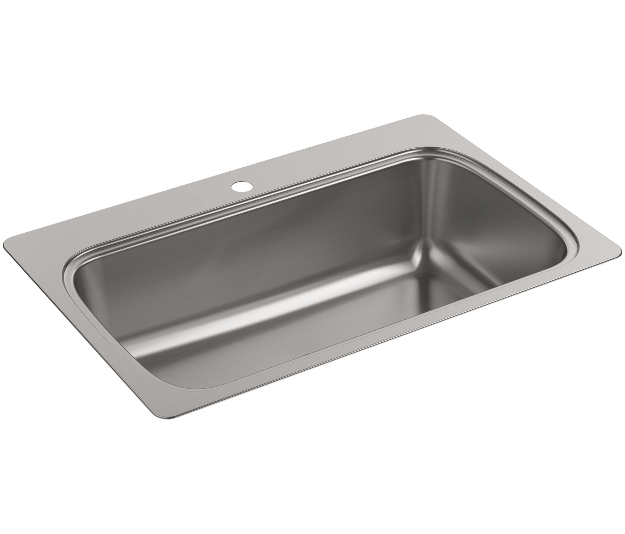 Kohler K200601 Verse 33" Single Basin Drop In Kitchen Sink Walmart