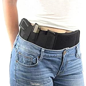 Concealed carry Waistband Belly Gun Holster for semi-auto or revolver