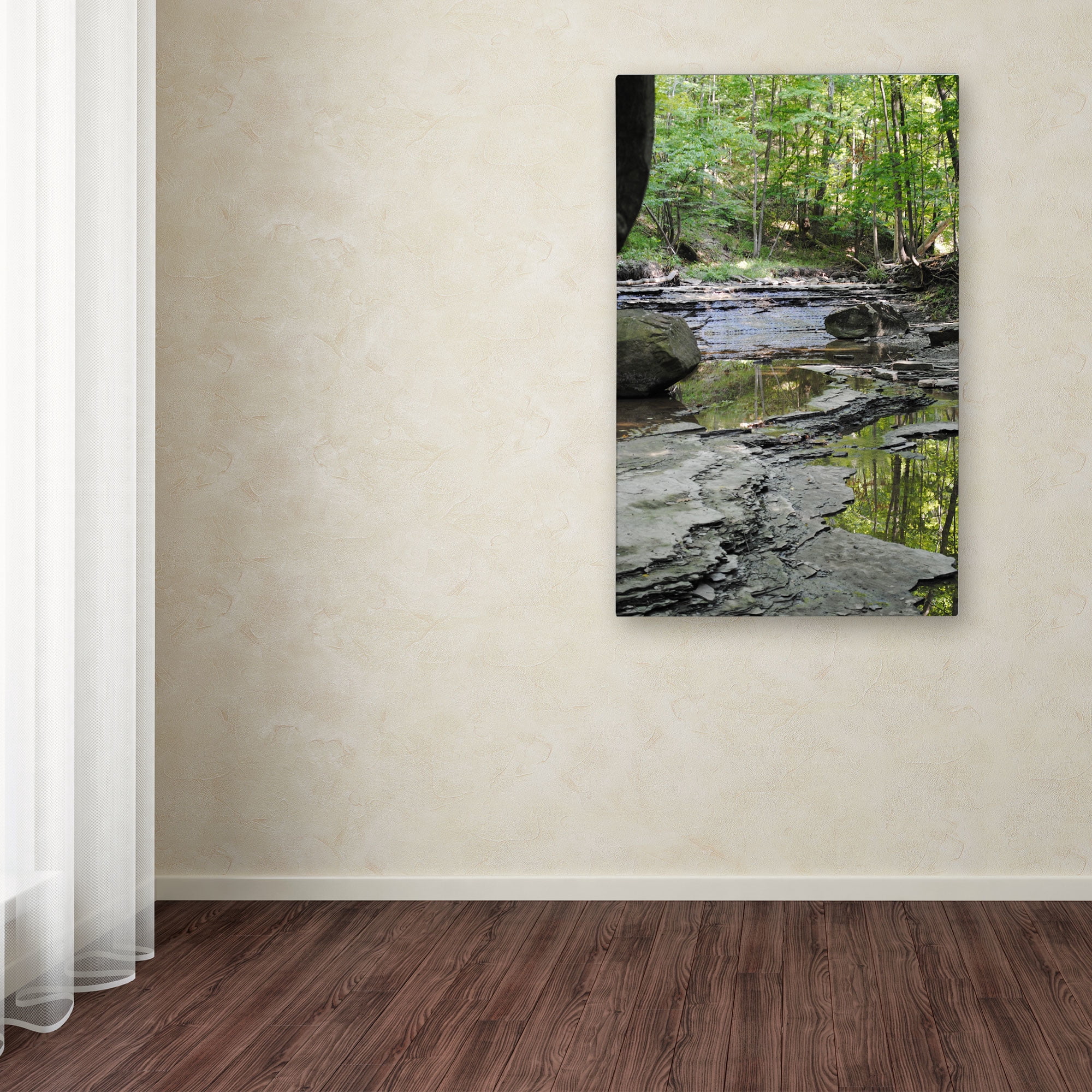 Trademark Fine Art "Crystal Rock" Canvas Art by Monica Fleet