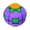 Purple, variant on Fidget Spinners - Push to Spin Fidget Stress Ball, 2-In-1 Press & Auto Rotate Decompression Toys, Pocket Portable Fidget Spinner for Office Anxiety Relief, Calming Toys for Adults Kiddo (Red)