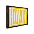 thumbnail image 4 of Stupell Industries Howdy Phrase on Yellow Typography Painting Black Floater Framed Canvas Art Print Wall Art, 31 x 25, 4 of 10