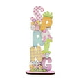 thumbnail image 3 of Binwennn Pug Statue Welcome Christmas Bundle Decorations Easter Figurines Set Of 3 Bunny And Egg Decorations For Spring Home Decoration, 3 of 5
