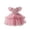 A-Pink127, variant on Bobifish Toddler Girls Evening Party Dress Puff Ruffle Sleeve Mesh Bridal Gown Children Girls Formal Tiered Dresss