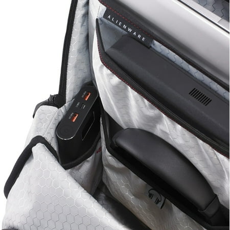 Alienware - Notebook Carrying Backpack - Black/Dark Gray/Heathered Gray