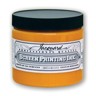 Jacquard Professional Fast Dry Washable Screen Printing Ink Set, 1 PT Jar, Assorted Color, Set of 6