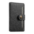 thumbnail image 4 of Funda magnética para iPhone 13 Pro Max con textura cruzada y tarjetero desmontable., 4 of 5