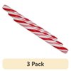 (3 pack) Atkinson Candy, Gluten Free, Dye Free, Red and White Holiday Peppermint Stick, 1 Count