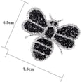 thumbnail image 3 of 4 piezas de insignias de parche de abeja de cristal con bolsas de hierro cosidas, parches de tela, pegatinas, parches cosidos de abeja, ropa, jeans, manualidades de bricolaje, 3 of 5