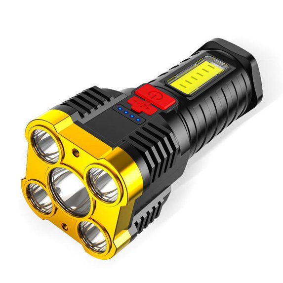 Super Bright 10000000LM Torch Led Flashlight USB Rechargeable Tactical Light HOT F7W8