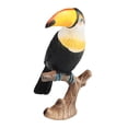 thumbnail image 4 of Figuras de pájaros de juguete de PVC artificiales, modelos de animales, juguete de pájaro realista para estantería De pie en la rama, 4 of 9