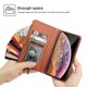 thumbnail image 4 of Funda tipo cartera para iPhone X/XS con cordón y tarjetero de piel sintética, 4 of 5