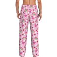 thumbnail image 3 of Goofa Cute Flamingo Printed Soft Pajama Pants for Men, Wide Leg Comfy Casual Lounge Yoga Pants-XX-Large, 3 of 9