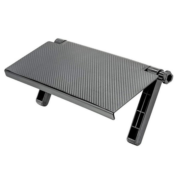 Methold Estante de almacenamiento de pantalla de TV ajustable, organizador de de ordenador multifuncional, estante de almacenamiento de Control Cables de computadora