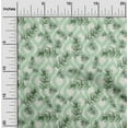 thumbnail image 2 of oneOone Polyester Lycra Light Mint Green Fabric Leaves Craft Projects Decor Fabric Printed By The Yard 56 Inch Wide, 2 of 5