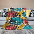 thumbnail image 2 of JEUXUS American Football Throw Plush for Bedroom Couch Travelling,Super Soft Comfortable All Season Lightweight Birthday Decorations Christmas Decor Gifts for Adults Boys Girls, 2 of 6