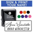 thumbnail image 3 of Signature Stamp with Custom Text & Name Below, 3 of 4